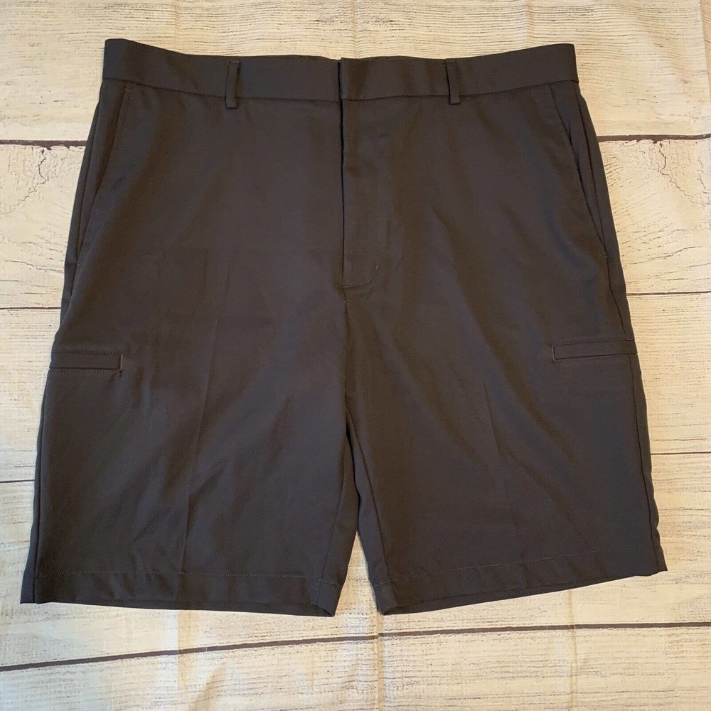 Walter Hagen Mens Size 38 Flat Front Golf Shorts Gray